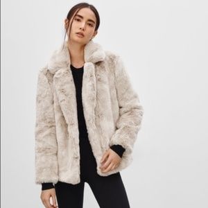 Aritzia Faux Fur Coat
